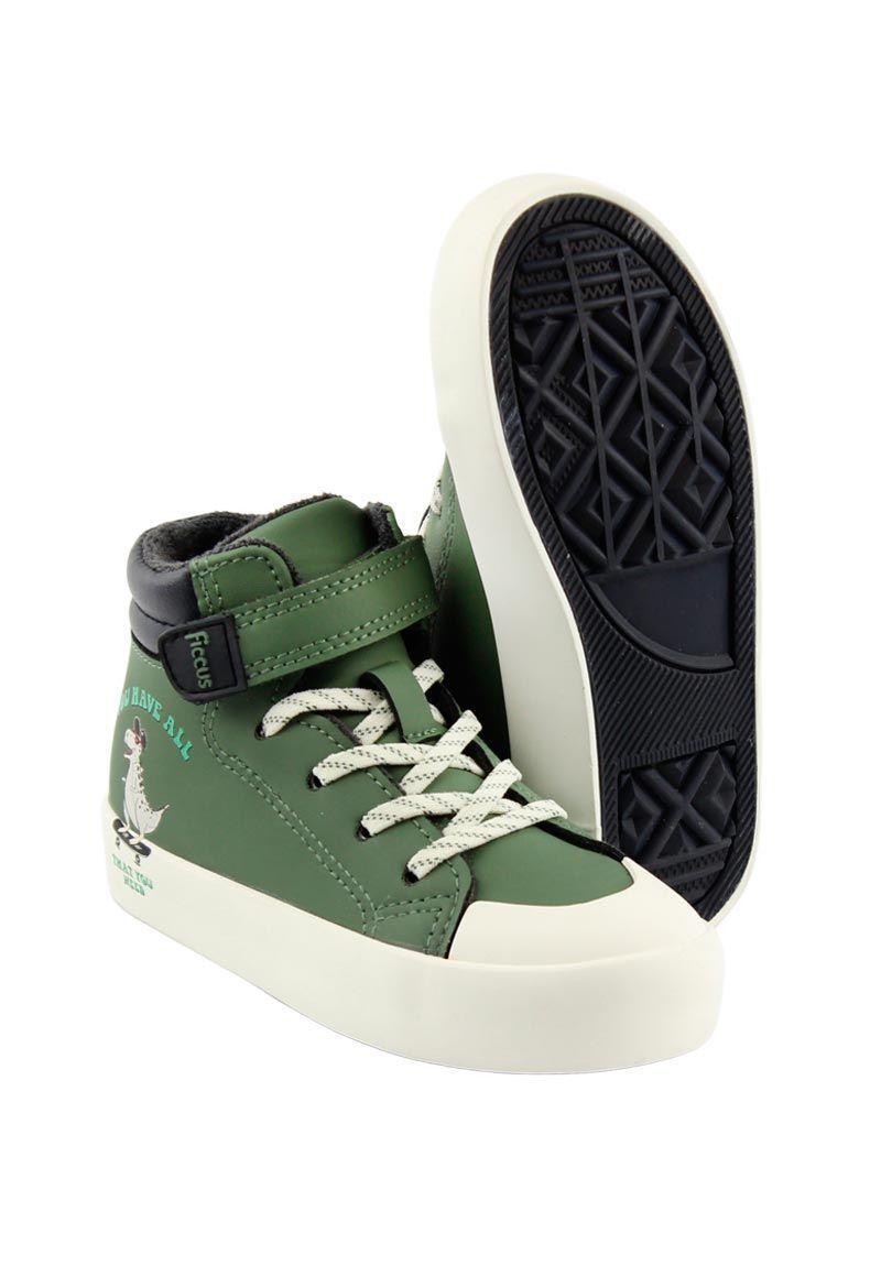 Zapatilla urbana caña velcro elastico a caminar niño 873-3