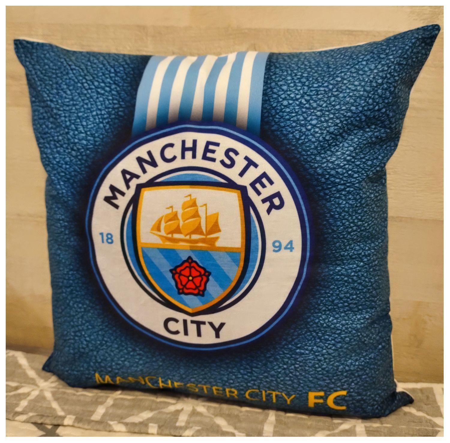 Cojín Felpa 45x45 cm De Manchester City Extra Suave -3