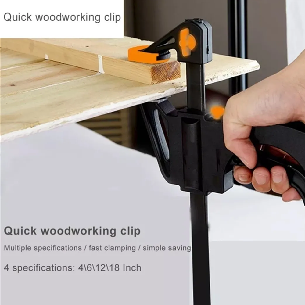 2x Prensa Rapida Sargento Carpintero 6 Pulgadas-3