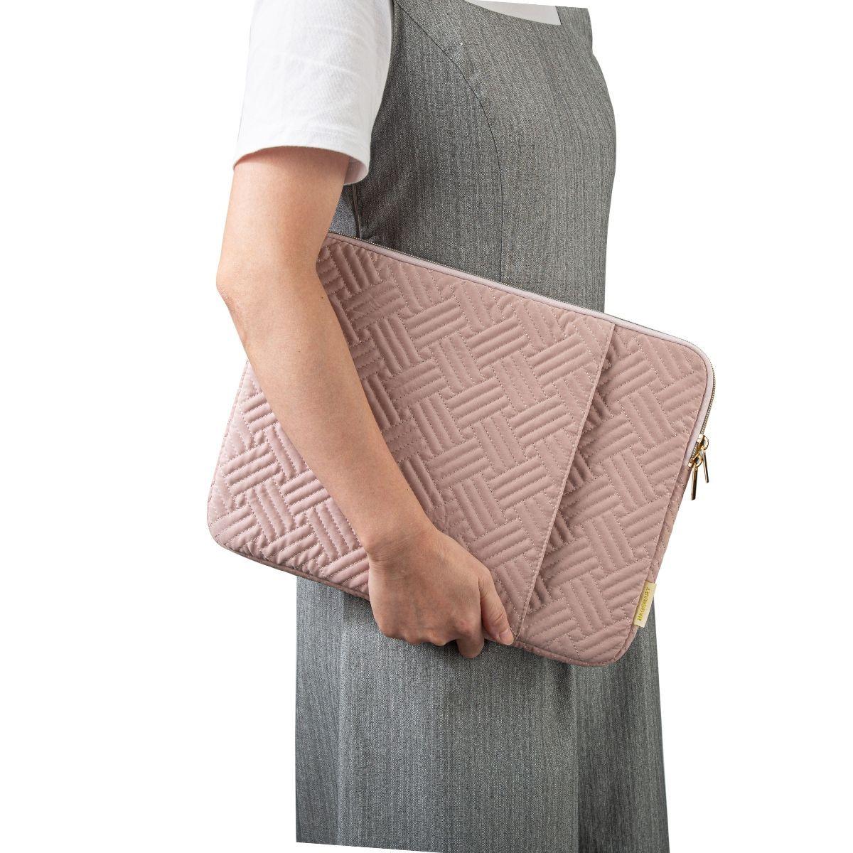 Bagsmart - Funda para notebook de 13 - 13.3" - Rosado-7