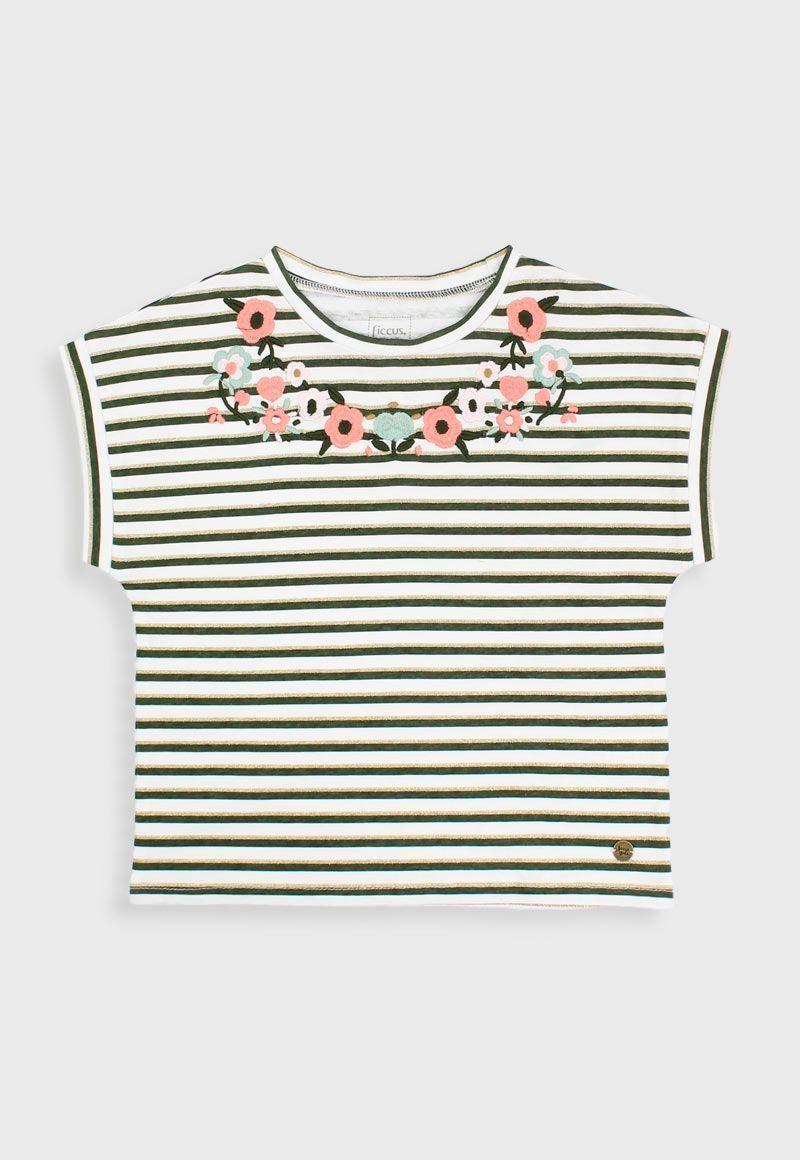 Polera kids niña listada craft 282-0