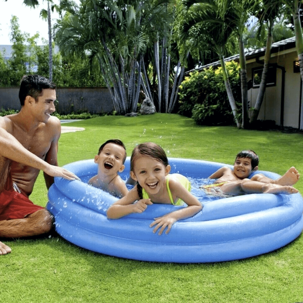 Piscina Bebé Inflable Crystal Blue 114x25 Cm-2