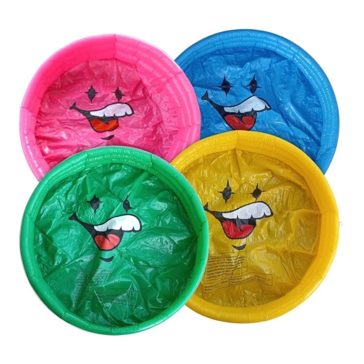 Piscina Inflable Redonda 70cm Carita Amarilla Para Bebes-1