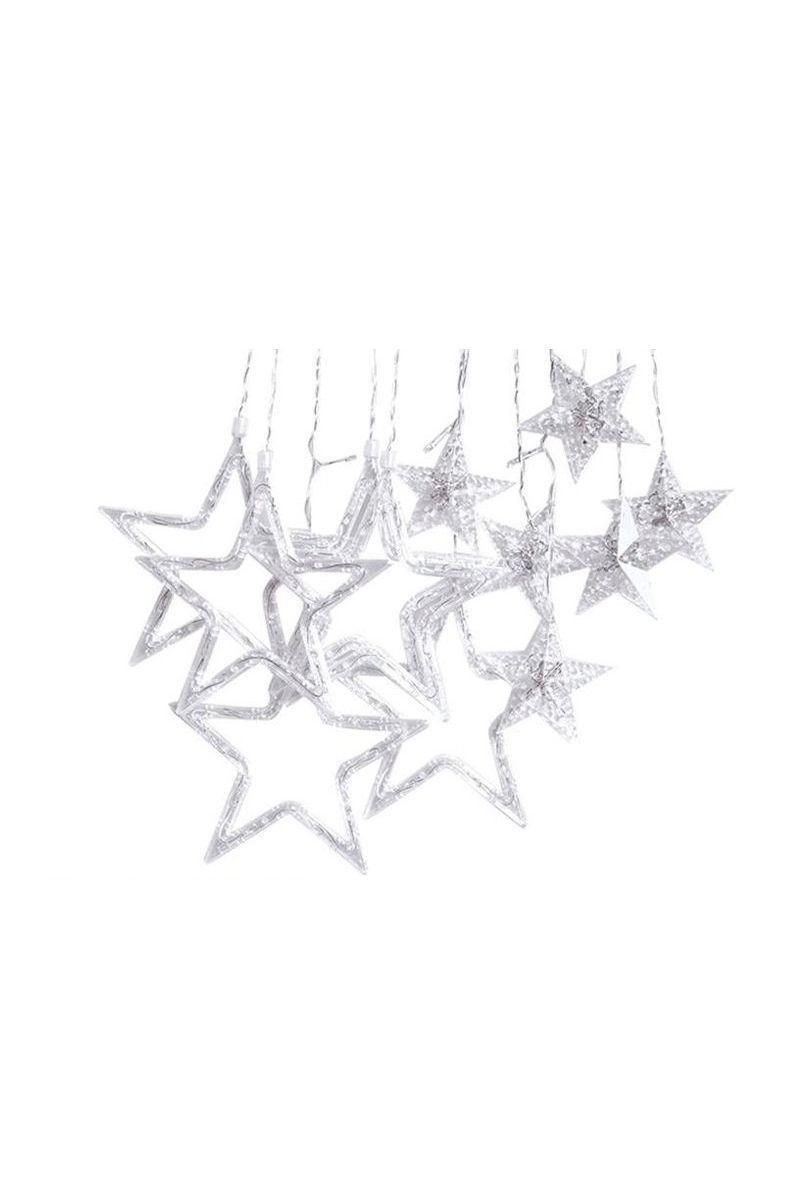Luces Navidad Guirnalda Cascada Estrellas 2,5 M Luz Calidad-0
