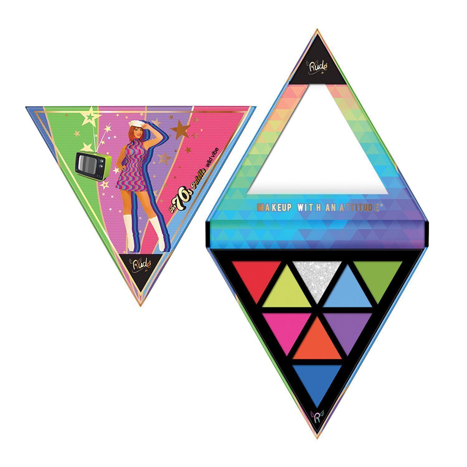 Pack 6 Paletas De Sombras Colección Los 70´ Rude Cosmetics-2