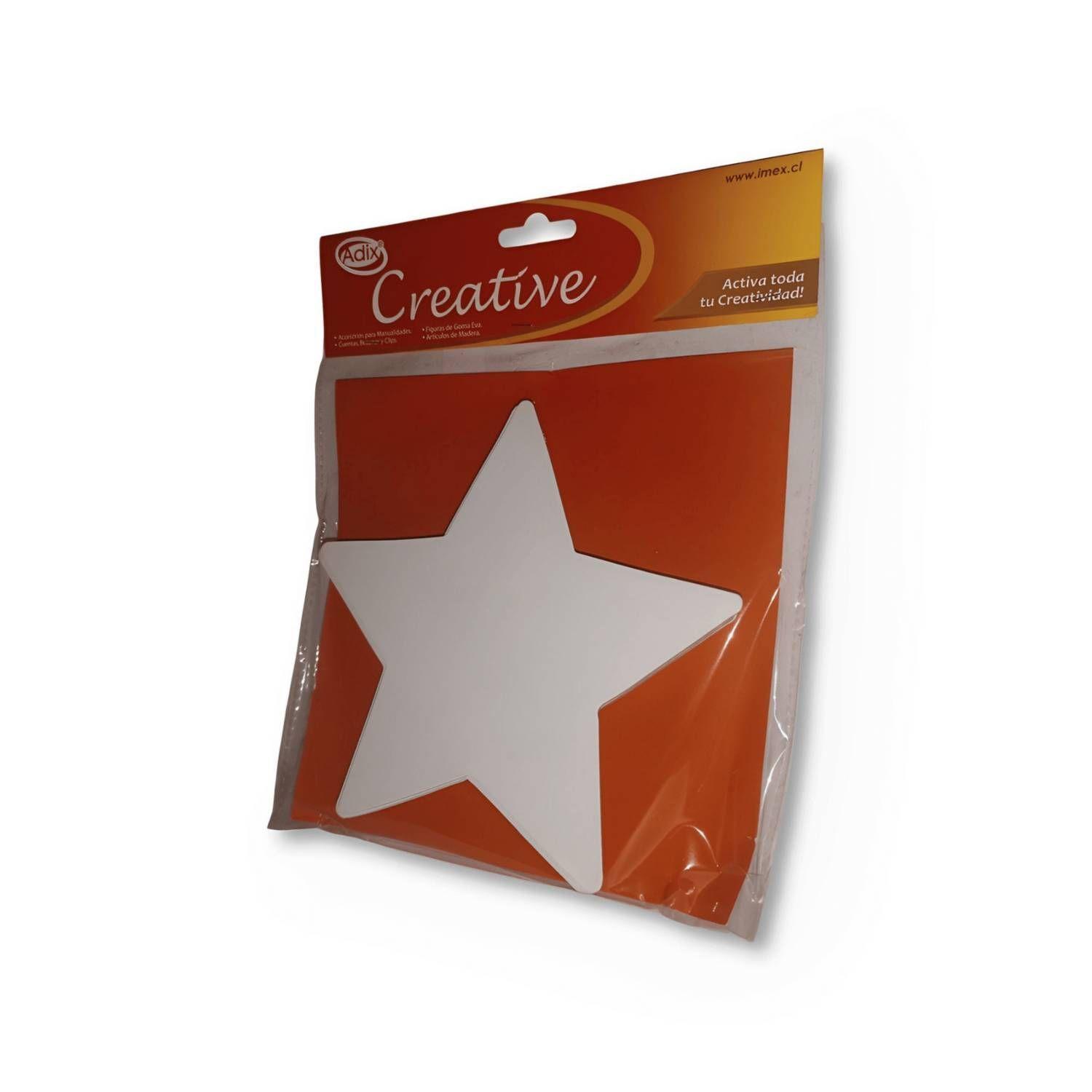 Pack 3 sobres Figura Cartón Escolar Manualidades Estrella-0