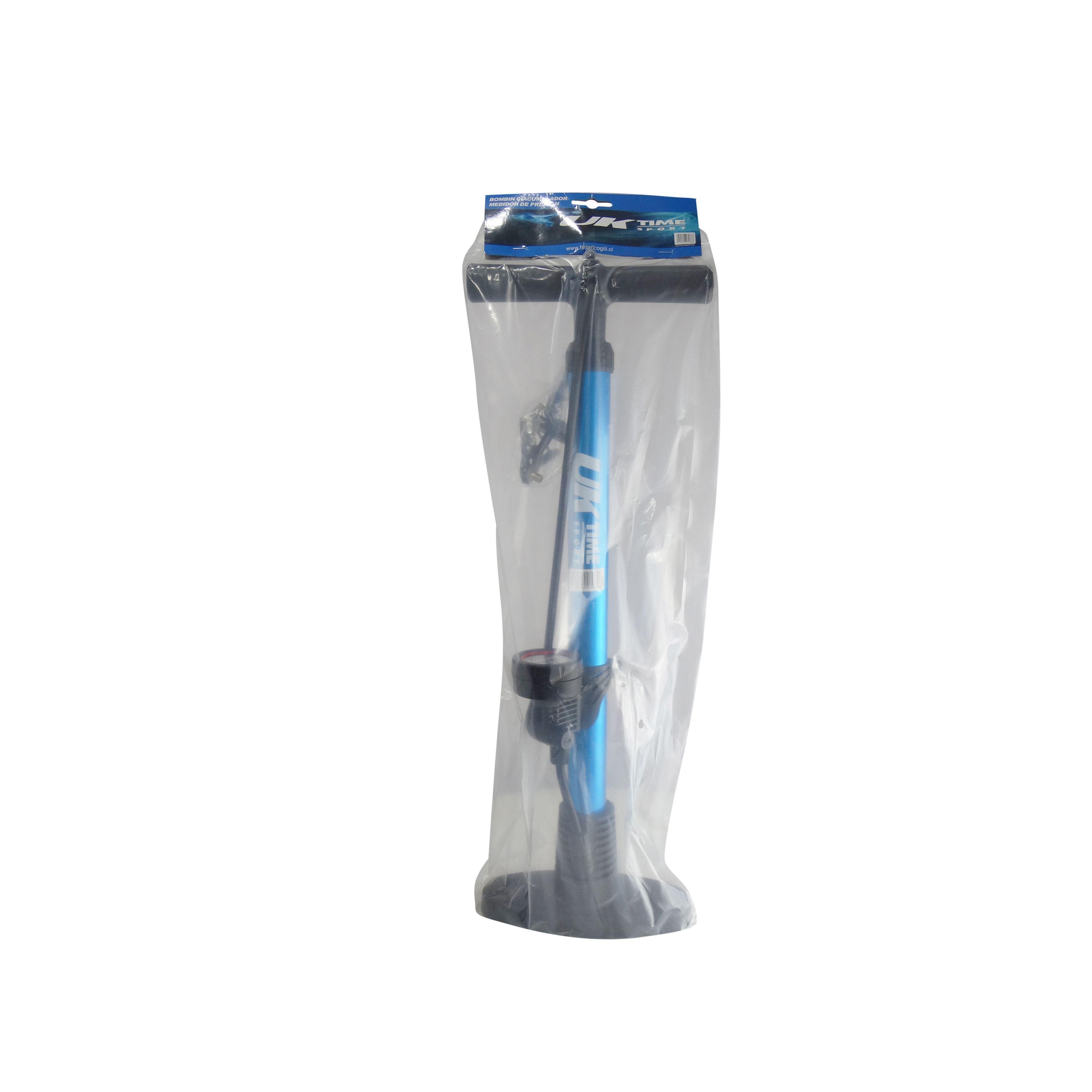 BOMBIN AZUL METAL C/ MARCADOR DE PRESION-9