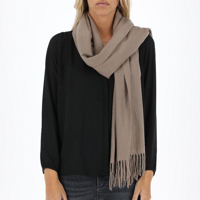 Bufanda Plain Café i-D-2
