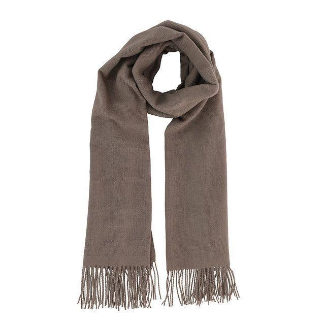 Bufanda Plain Café i-D-0