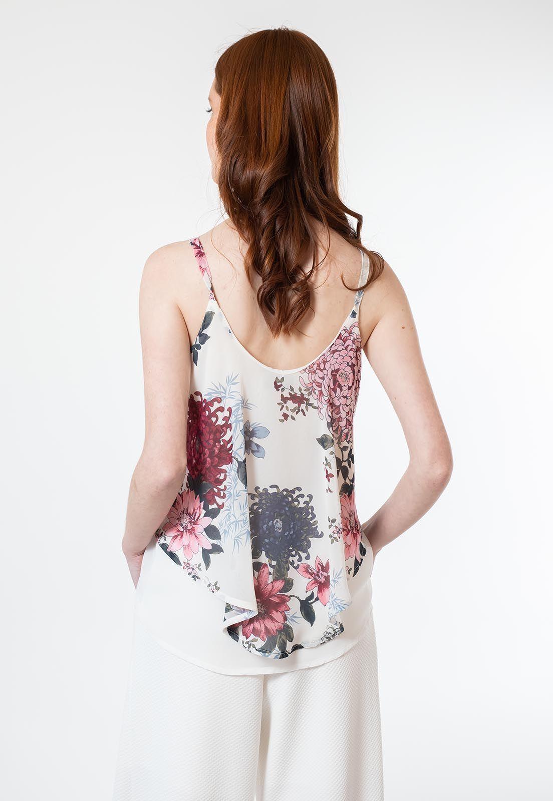 Blusa Cala Larga Flores-3