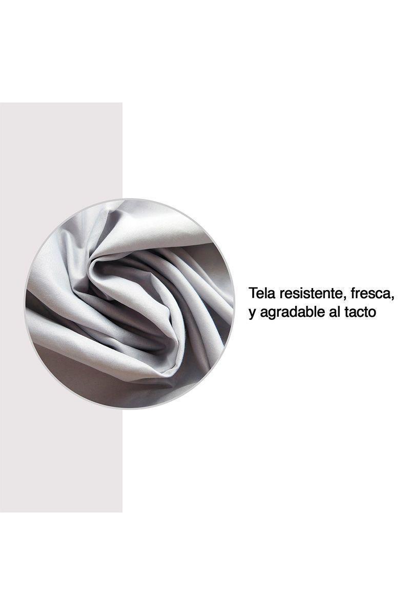 Juego de Sábanas de Microfibra King Size Gris-3