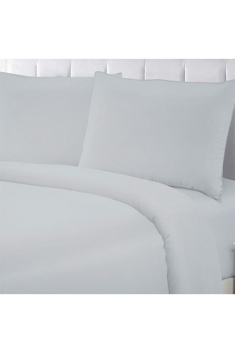 Juego de Sábanas de Microfibra King Size Gris-0