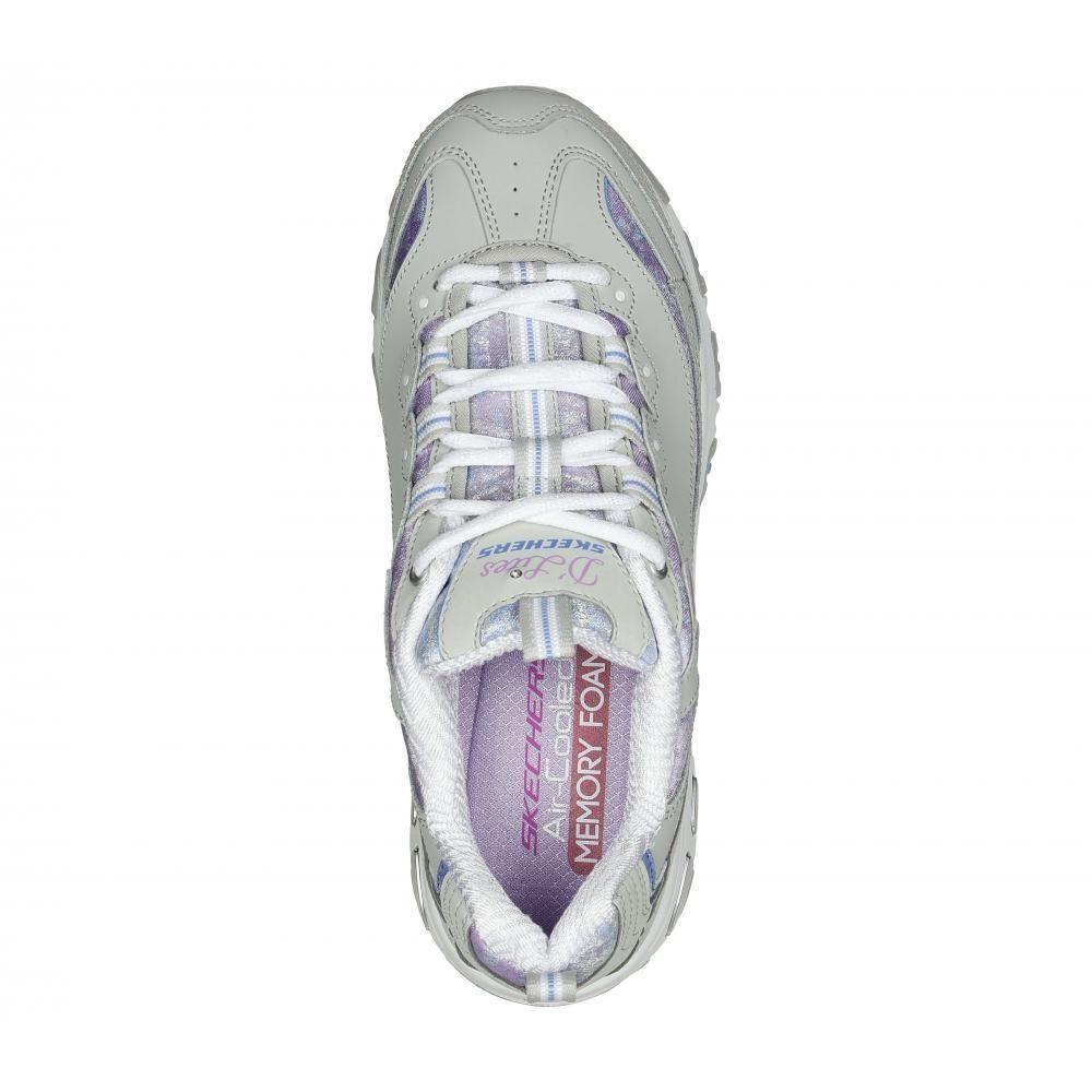 Zapatilla Mujer D'Lites Gris Skechers-1