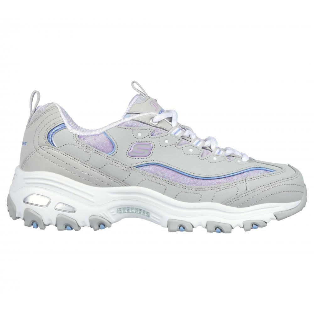 Zapatilla Mujer D'Lites Gris Skechers-4