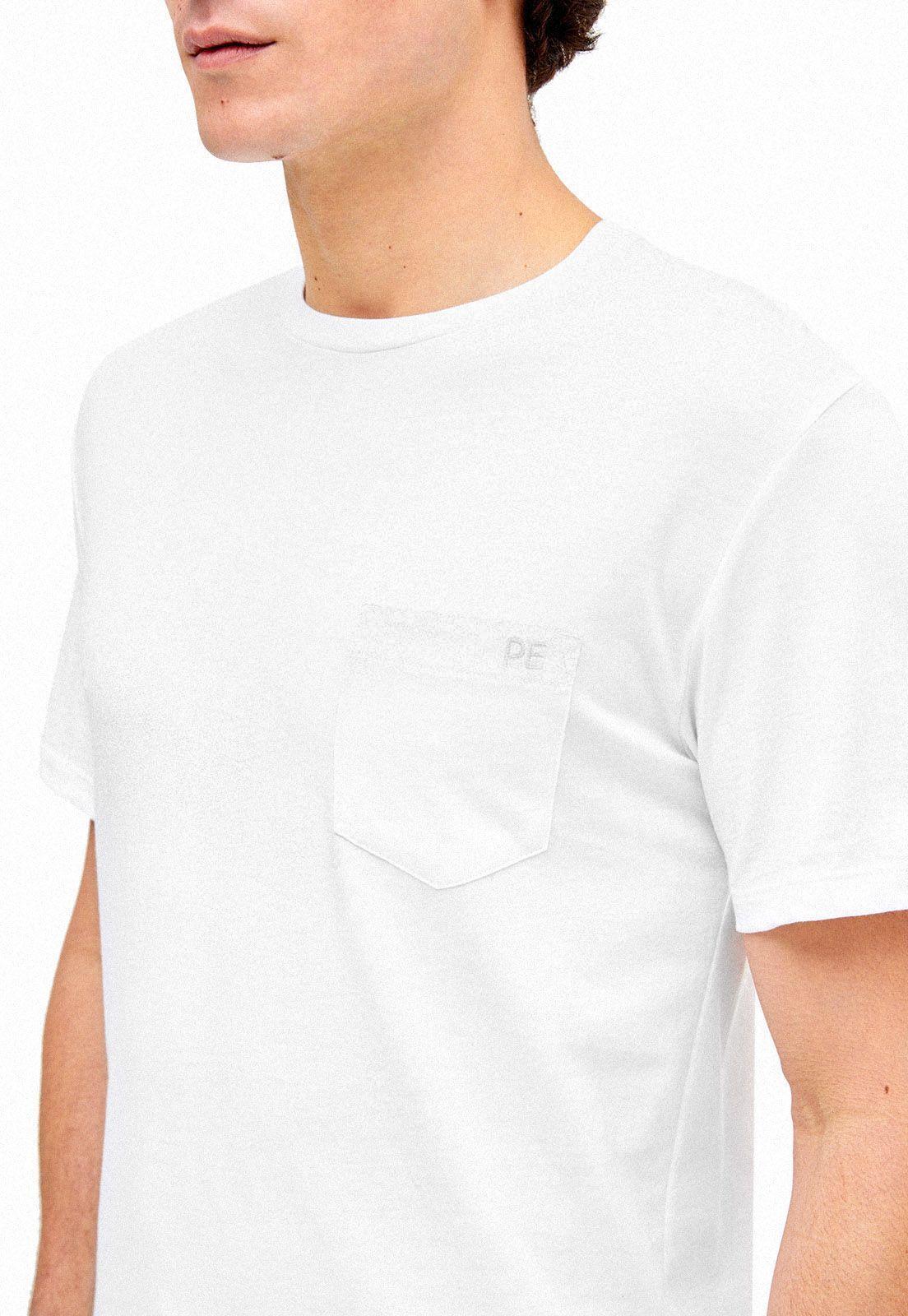 Polera algodón pima blanca-2