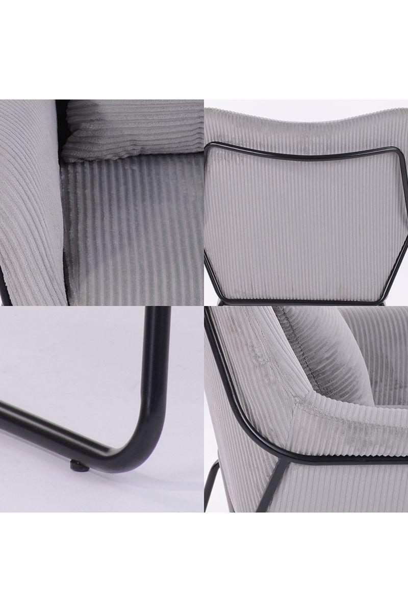 Poltrona Sitial Bermont Gris-4