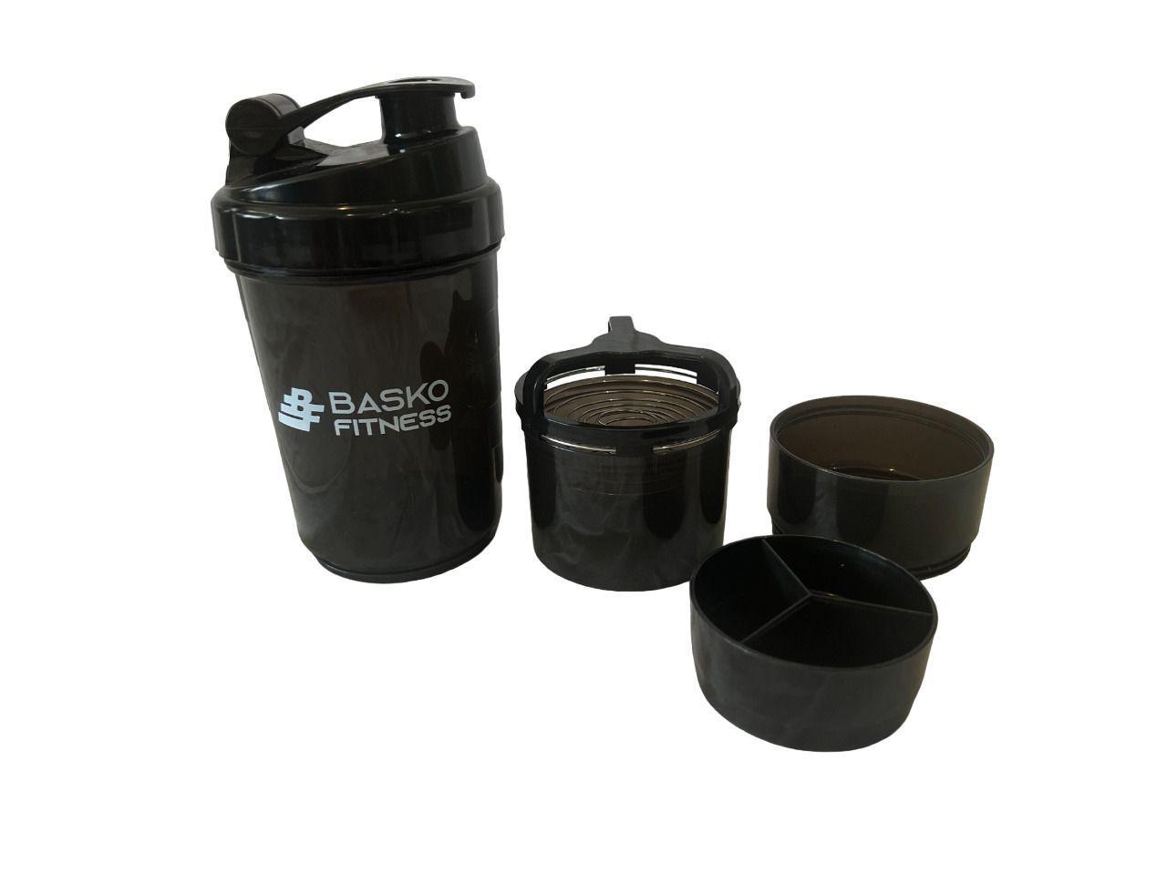 Bolso Deportivo Pack Shaker Mezclador Negro-5