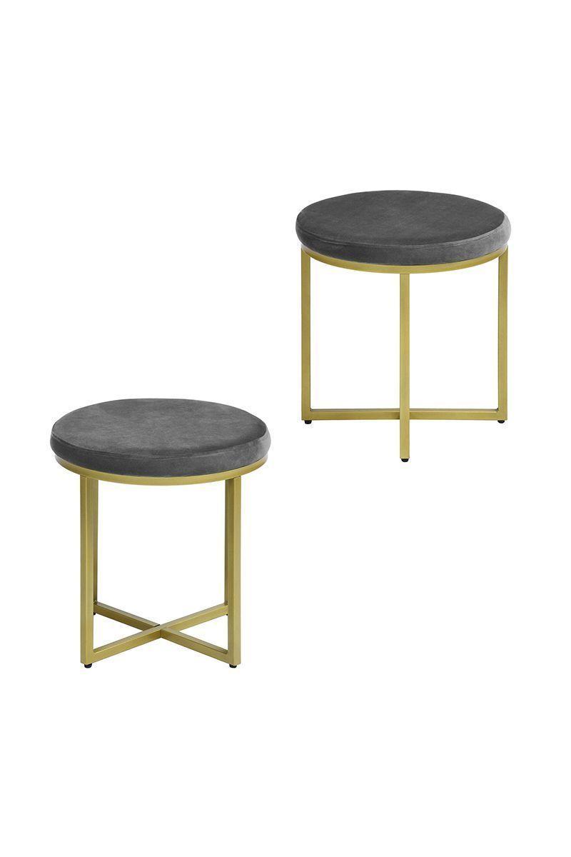 Ottoman  Pouf Daisy Gris-3