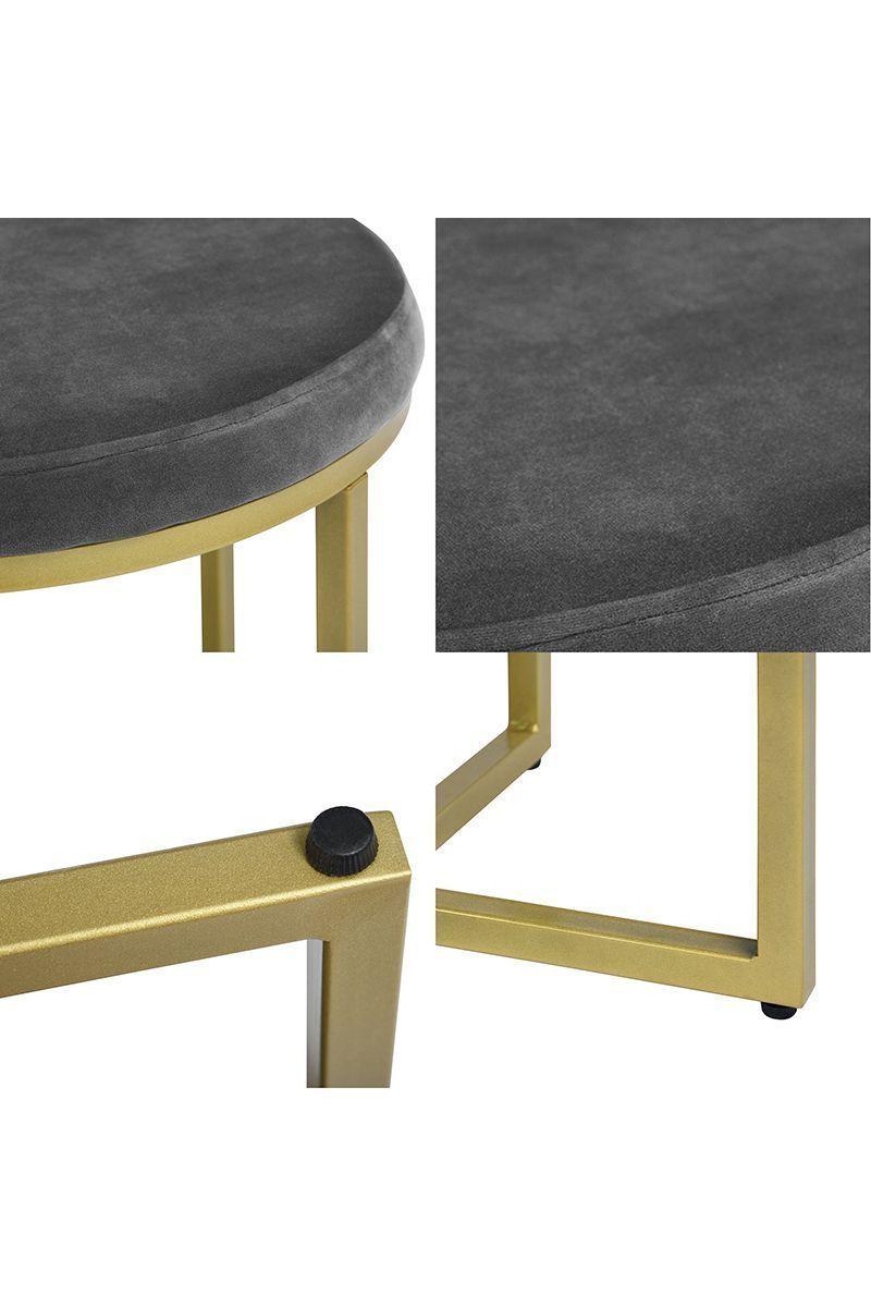 Ottoman  Pouf Daisy Gris-5