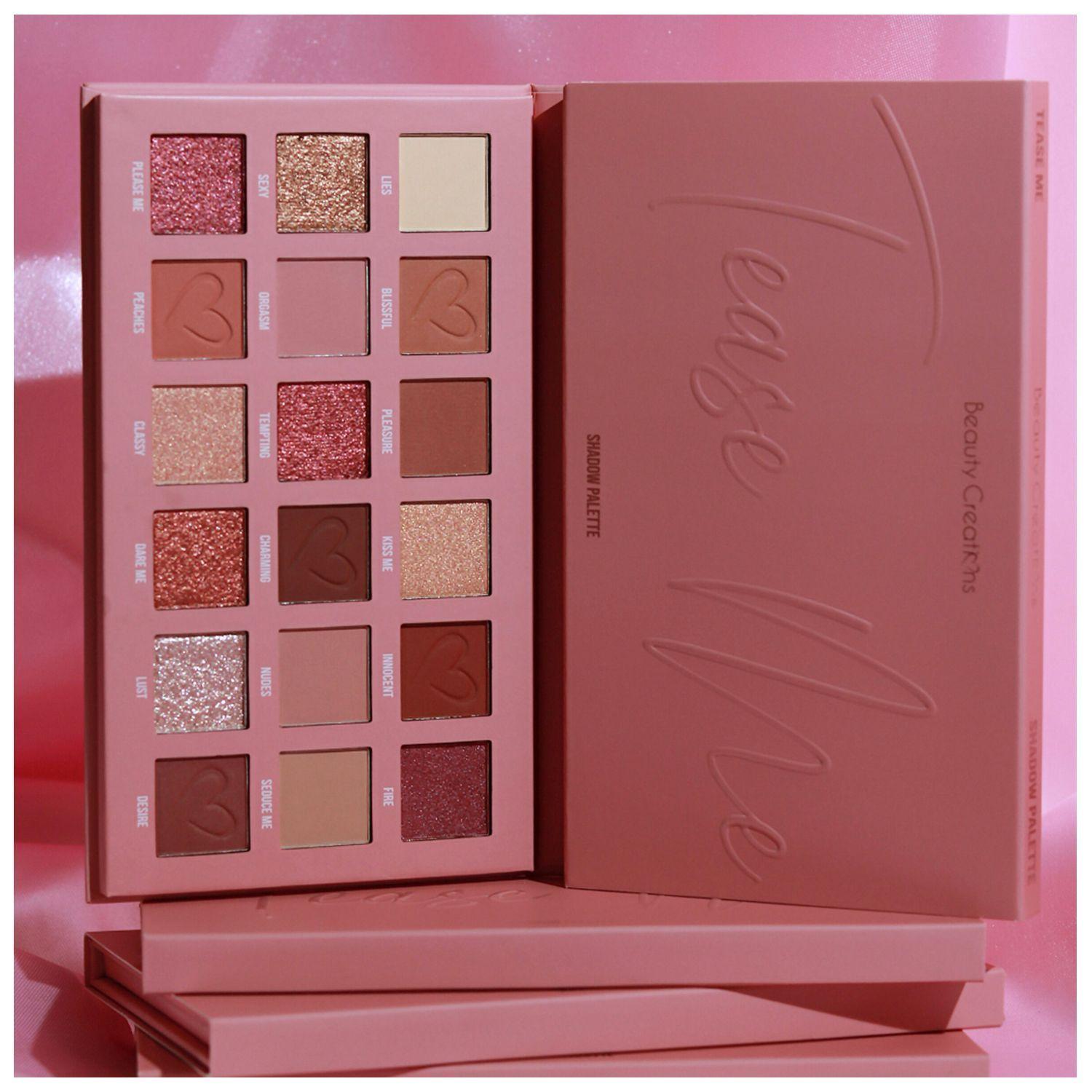 Pack Paleta De Sombra “Tease Me” + Set 24 Brochas Pastel Marshmallow de Beauty Creations-7