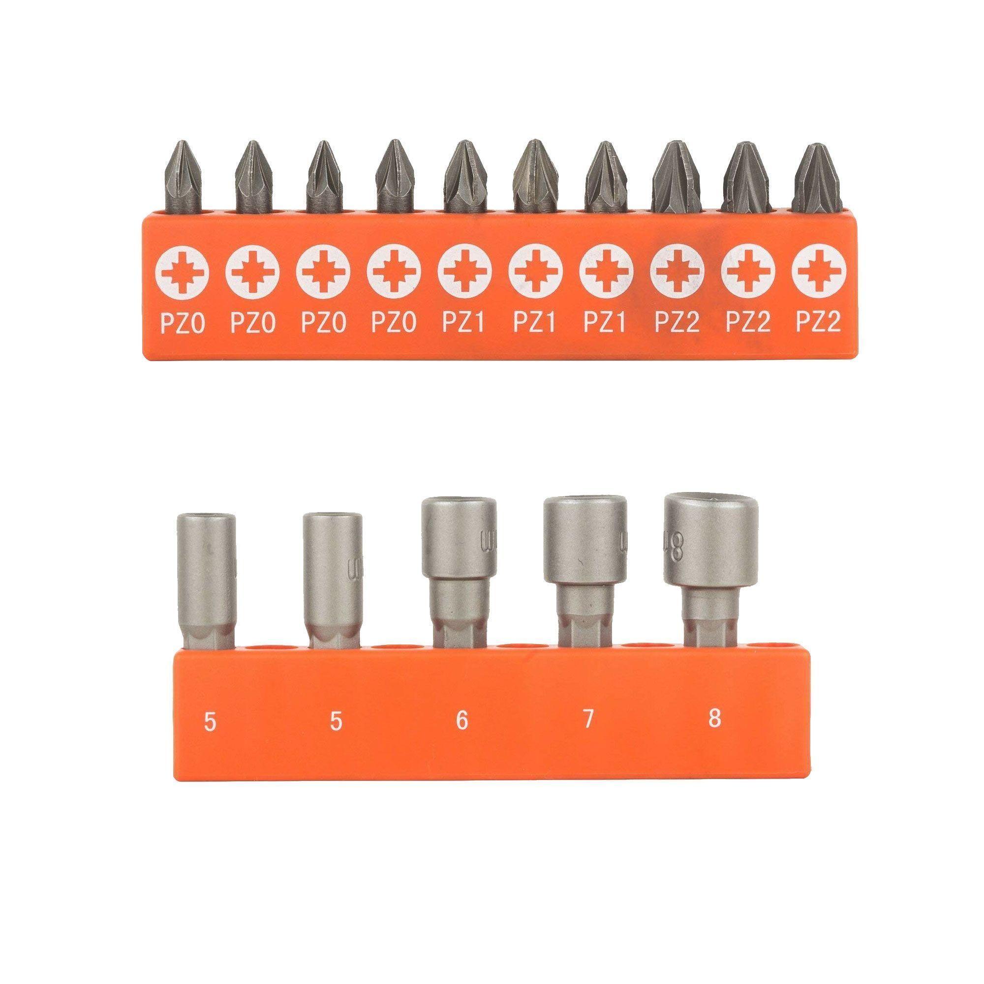 Set 109 Piezas Atornillar Y Taladrar Black+decker A7200-xj-2