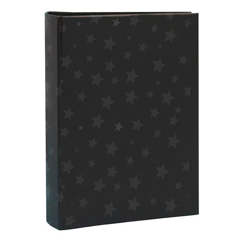 Album hojas negras papel estrella. para ensobrar 10x15 cm / 100F-0