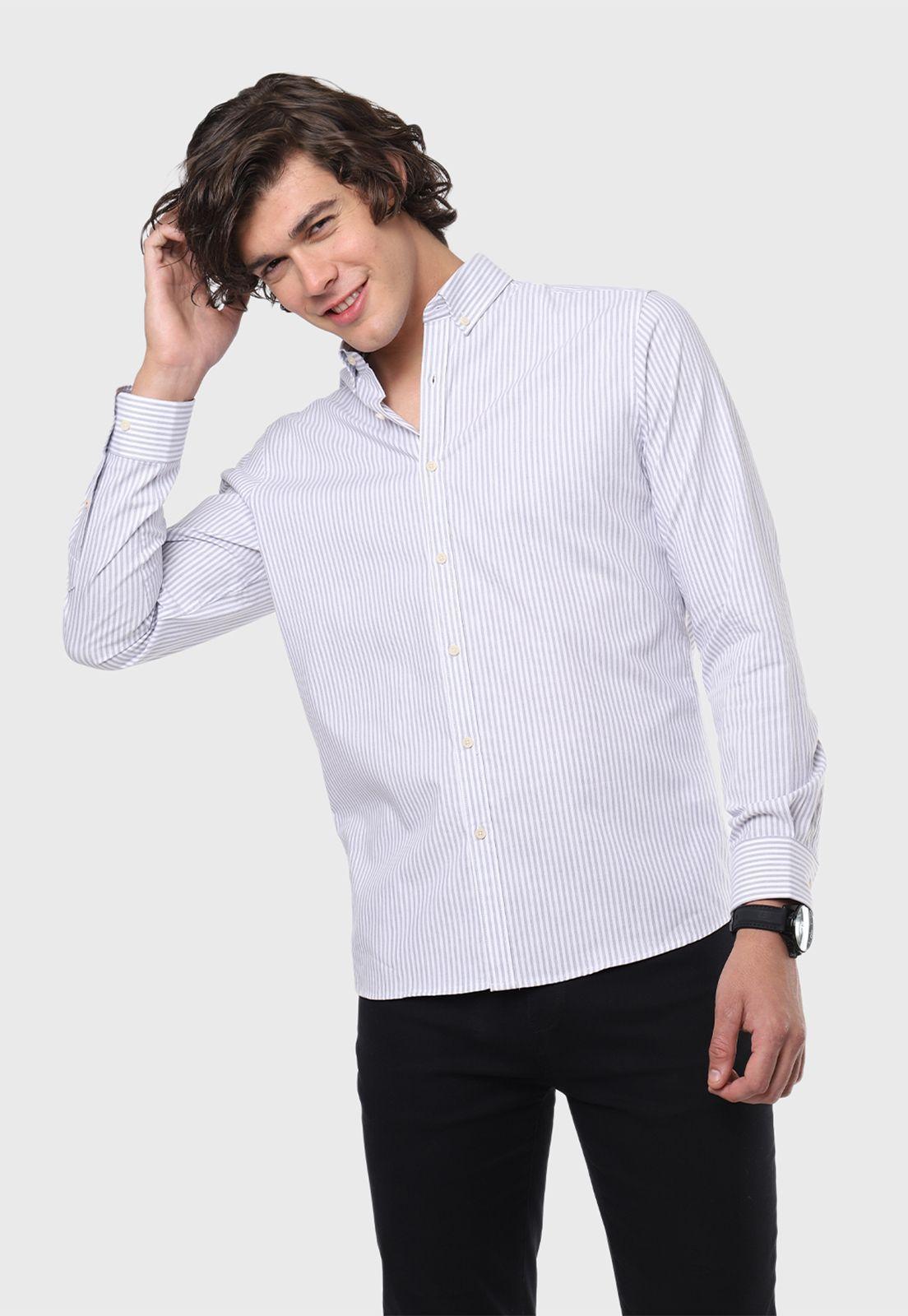 Camisa Oxford A Rayas Arrow-1