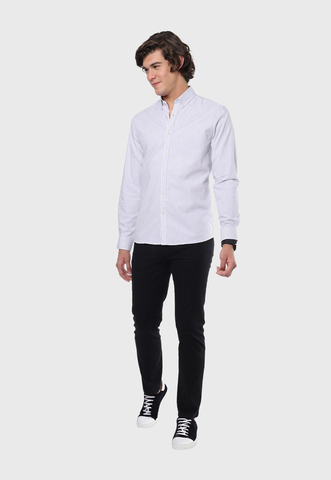 Camisa Oxford A Rayas Arrow-4