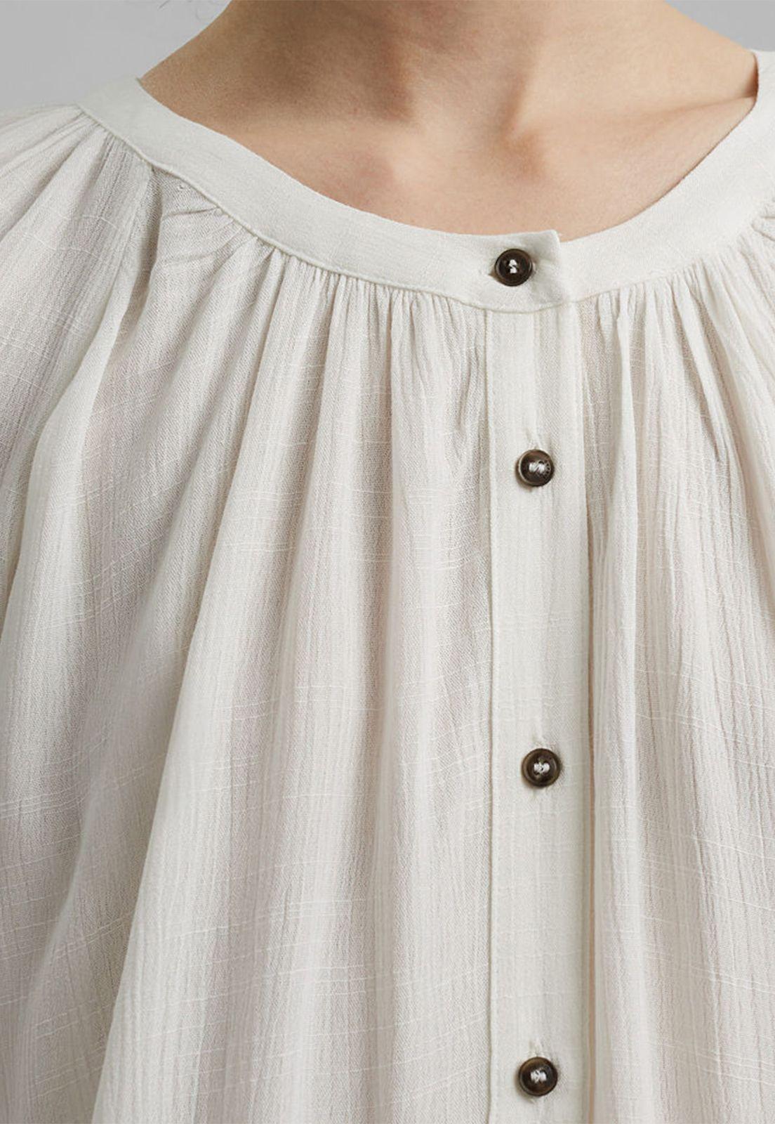 Blusa Con Efecto Arrugado Esprit-2