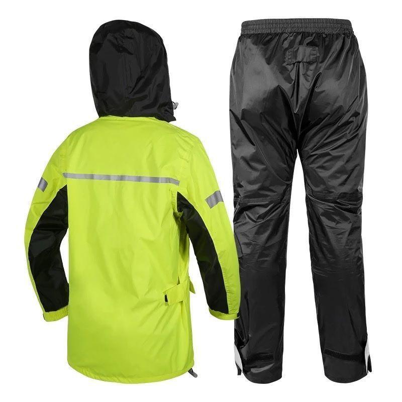 Traje Impermeable para moto y ciclismo MotoWolf 0401 - amarillo-2