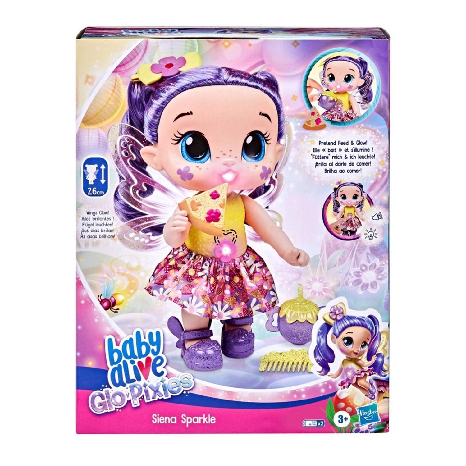 Juguete Muñeca Ada Siena Sparkle Infantil Baby Alive Glo Pixies-4