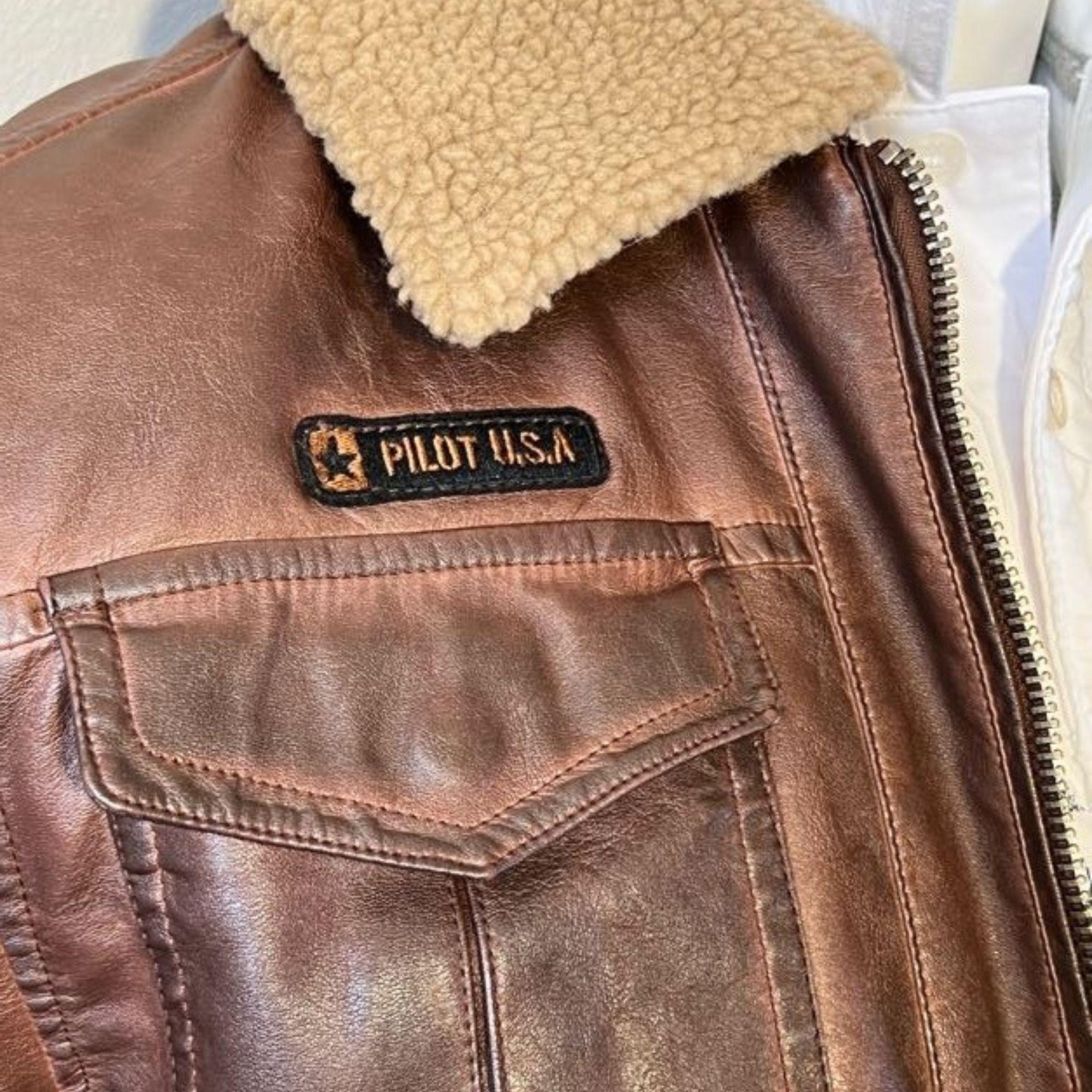 Chaqueta Aviator Pilot Café-7
