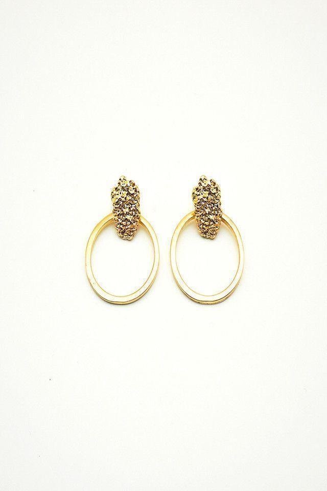 Aros Irregular Dorado i-D-0