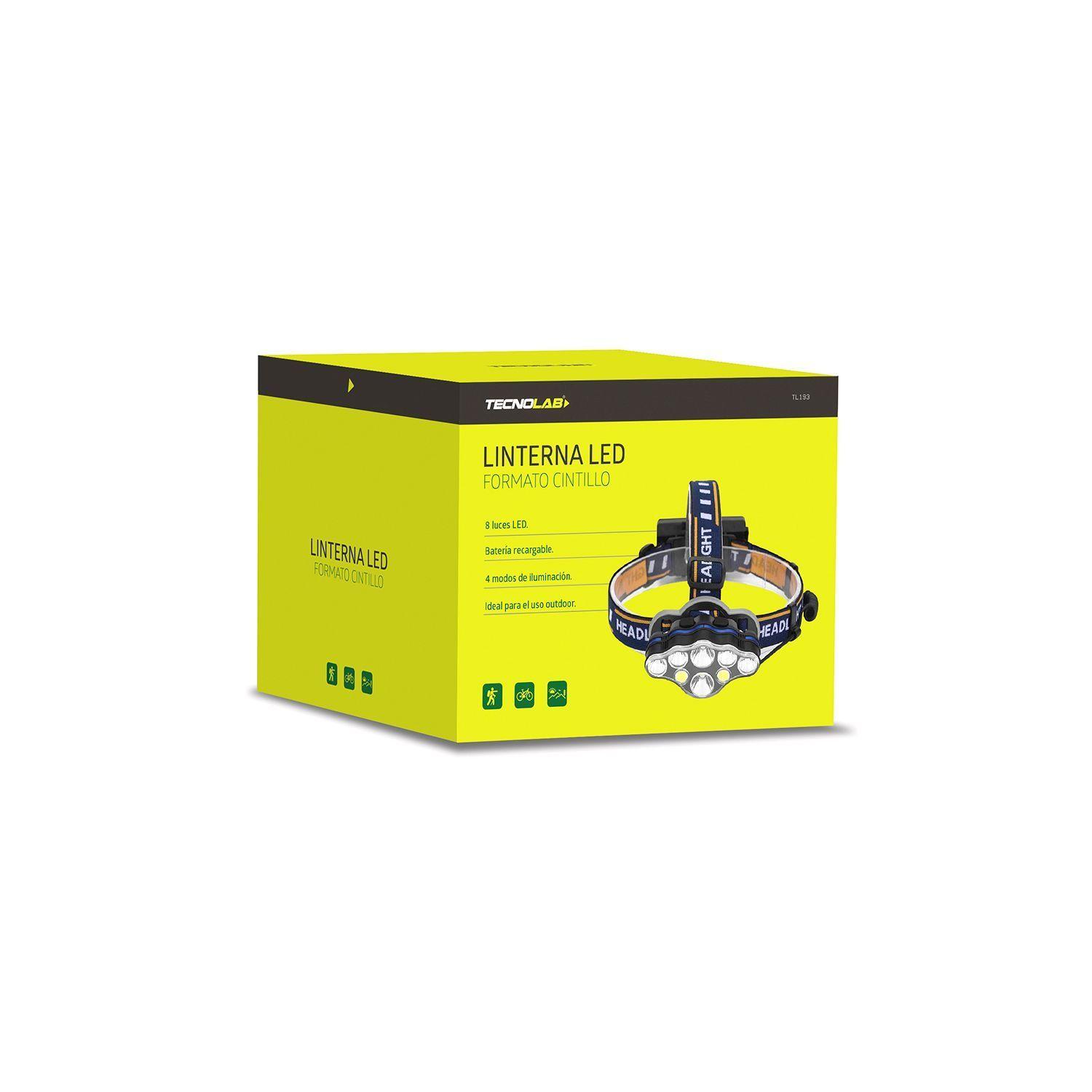 Linterna Led Cree de Cabeza Formato Cintillo Tecnolab-3