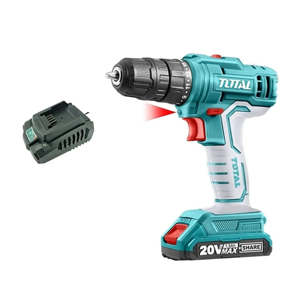 Taladro Atornillador Inalambrico 20v 10mm Bat+Carg-0