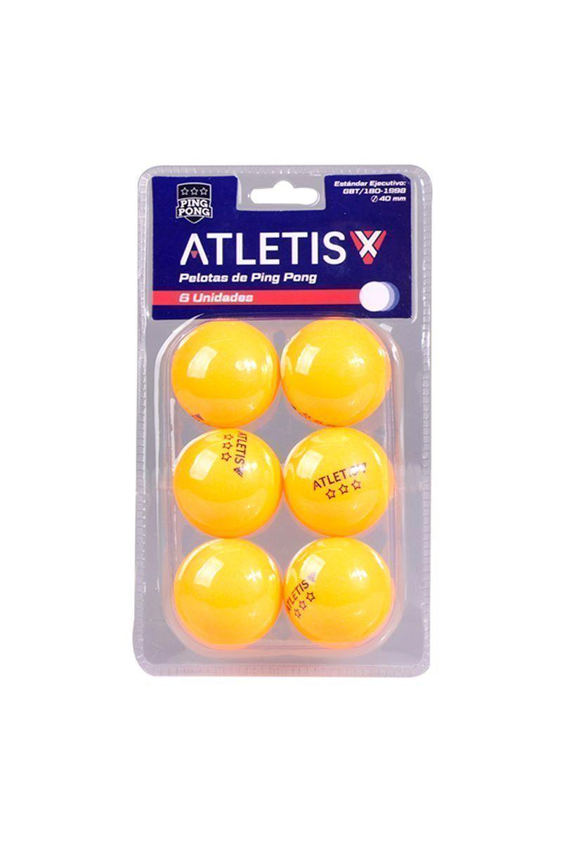 Set de 6 Pelotas de Ping Pong 3 Estrellas-0