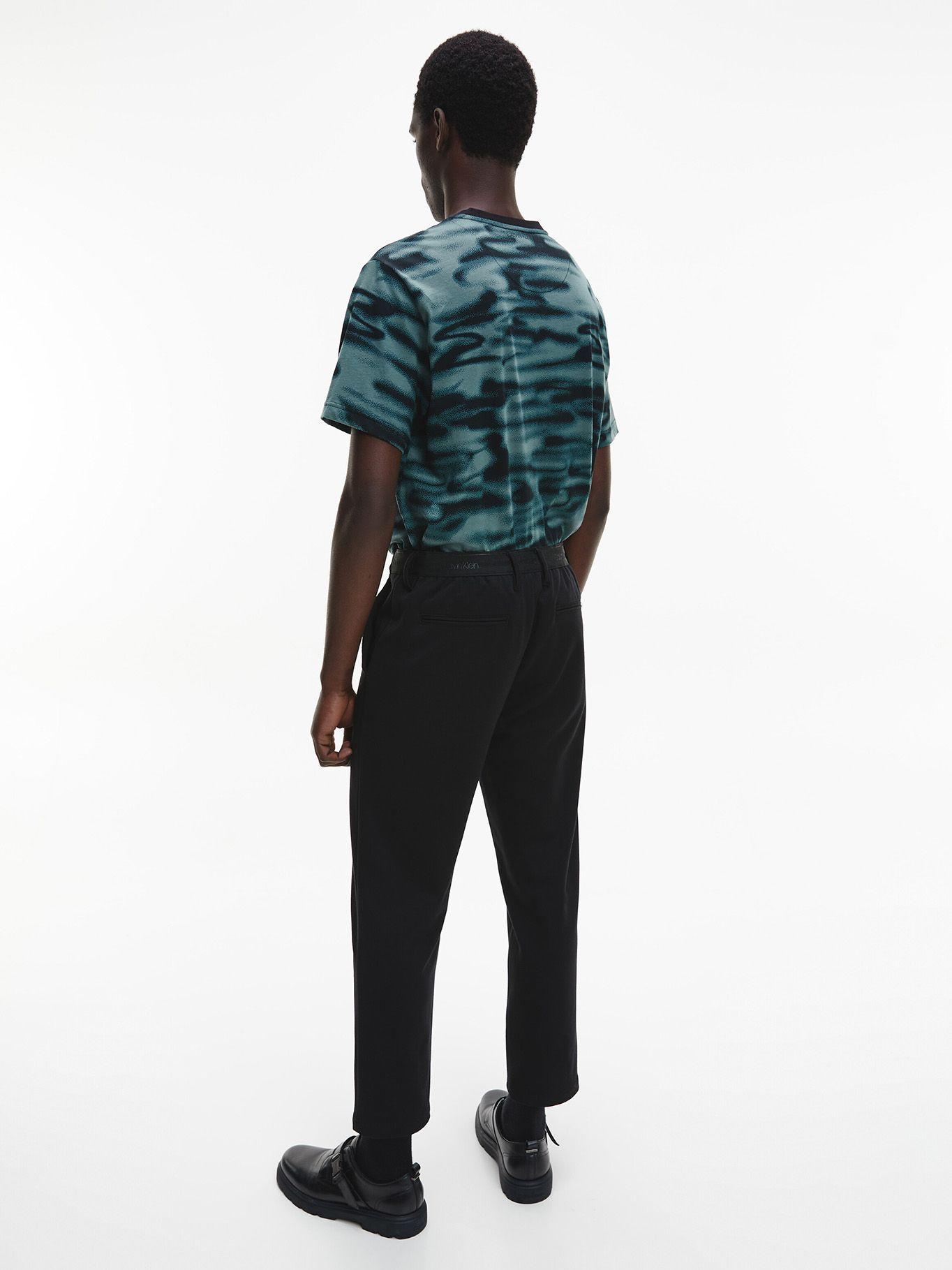 Polera Iconic Abstract Relaxed Azul Calvin Klein-2