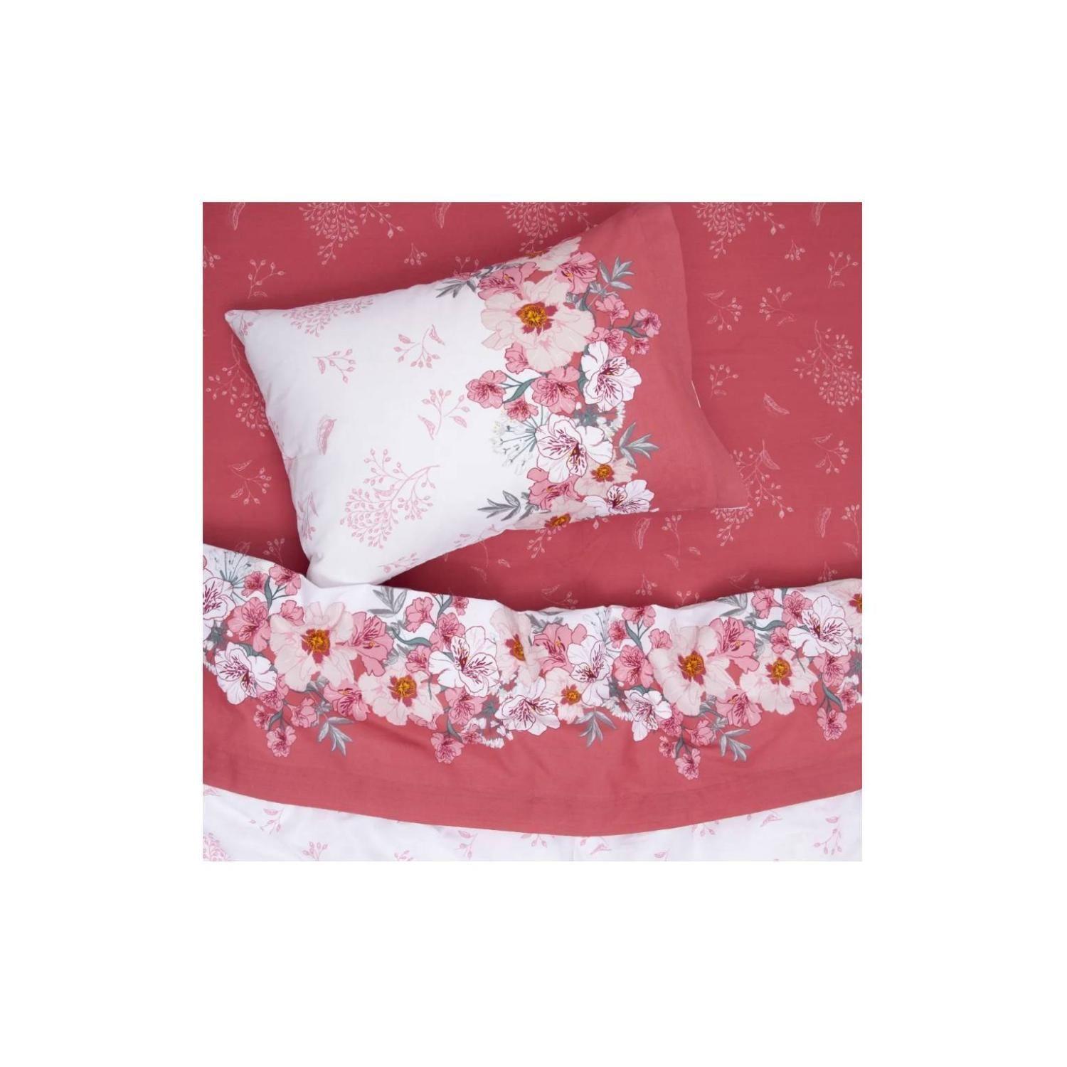 Juego De Sabanas 2.5 Plazas King 144 Hilos Rosa American Family Cannon-0