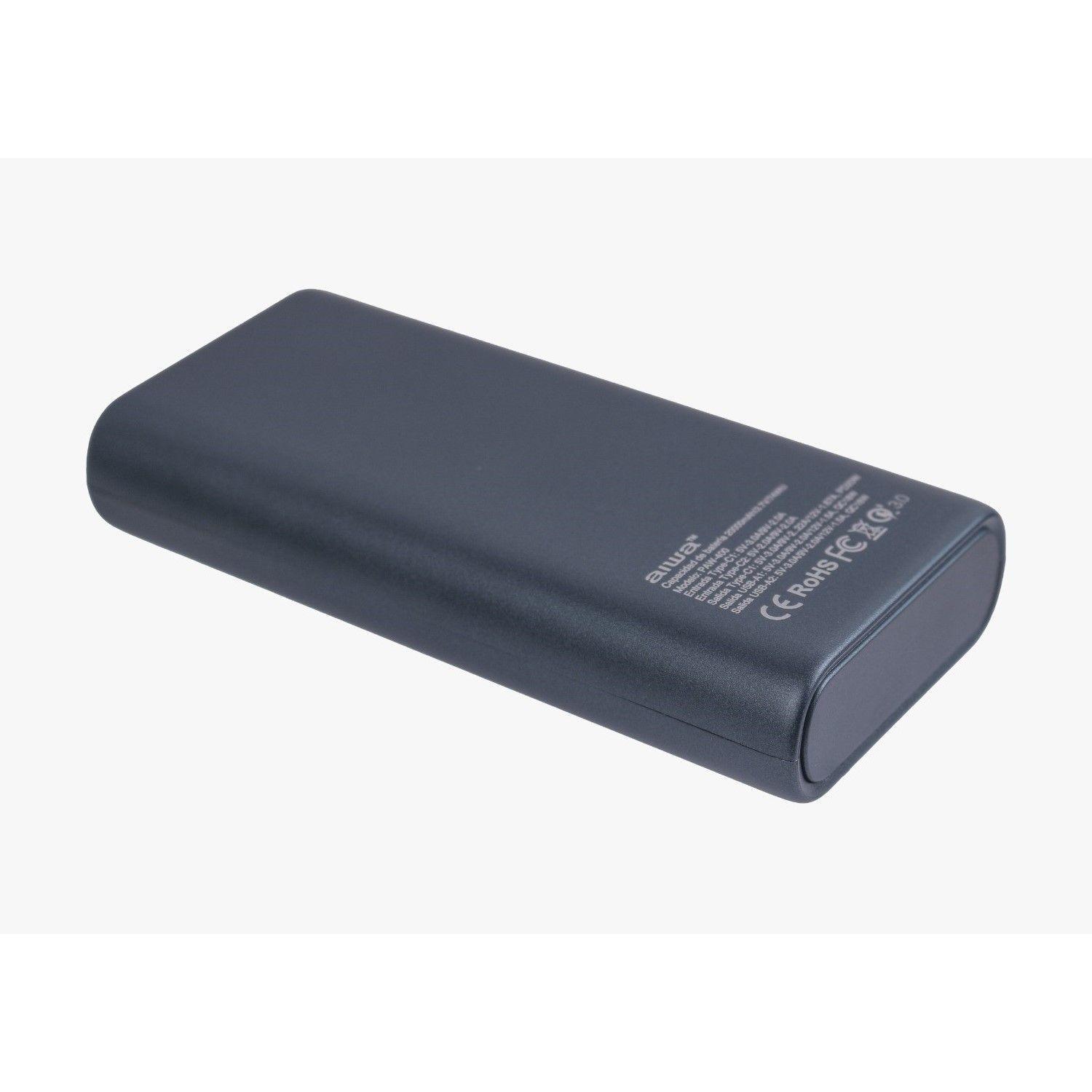 Cargador Batería Externa Power Bank 20.000mah Aiwa-3