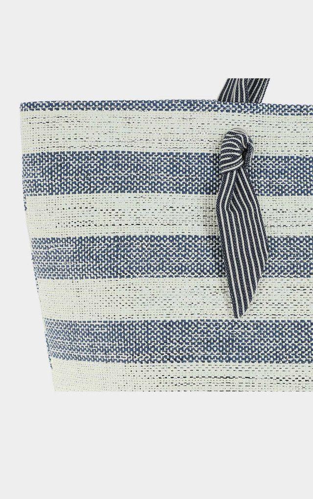 Cartera Hombro Playa Stripes Azul i-D-1