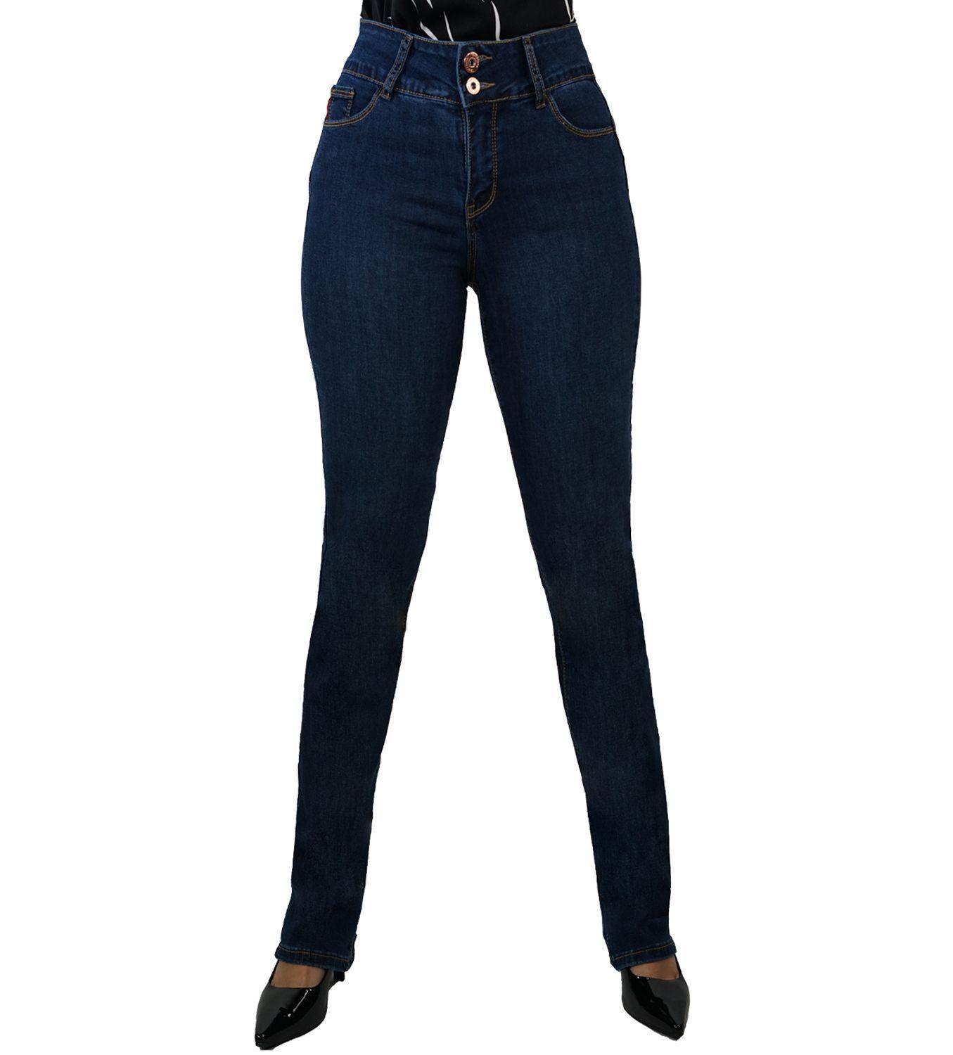 Jeans recto push up tiro alto-0