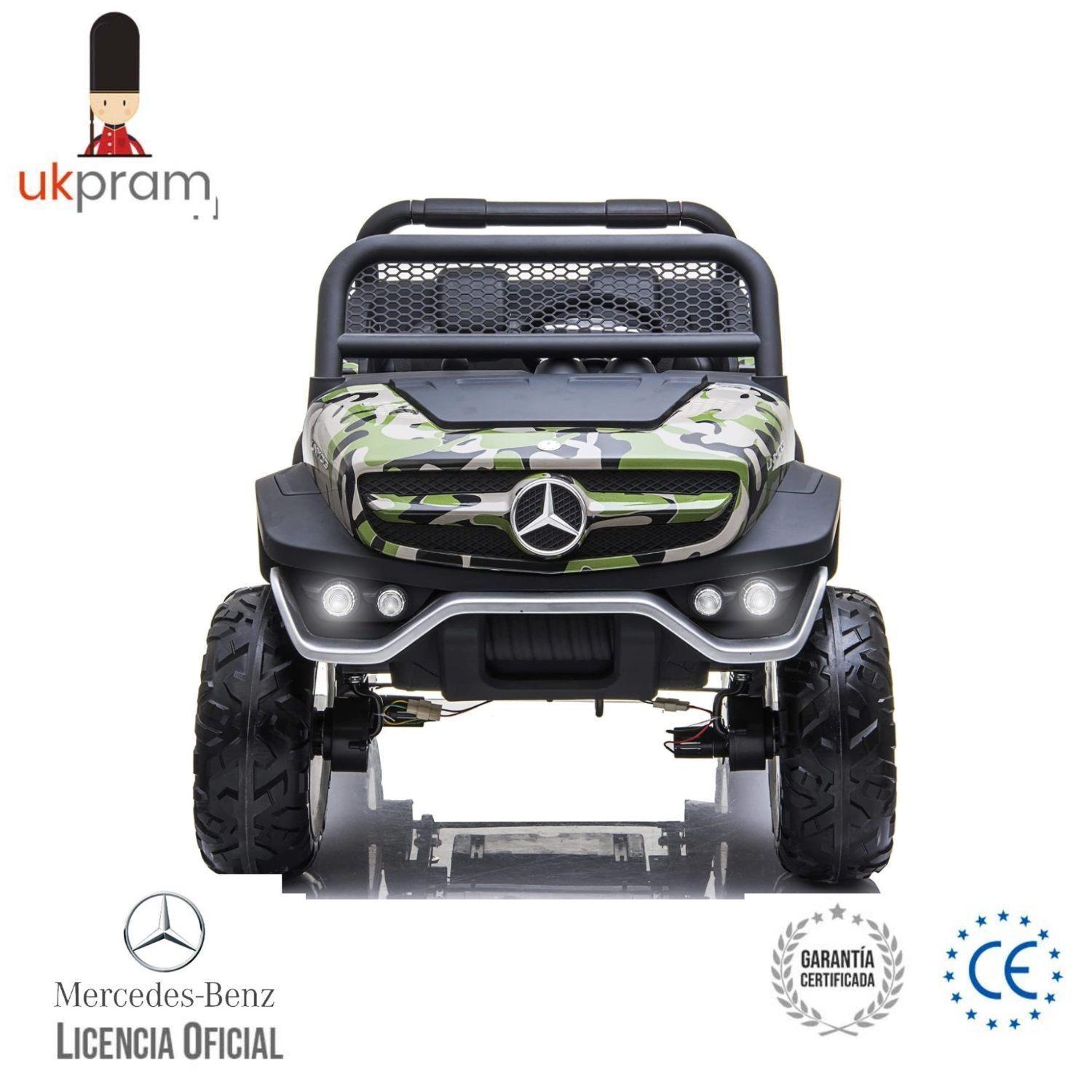 JEEP A BATERIA MERCEDES BENZ UNIMOG 4X4 CAMUFLAJE-3