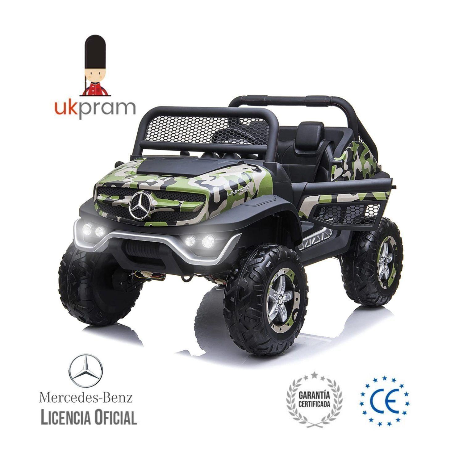 JEEP A BATERIA MERCEDES BENZ UNIMOG 4X4 CAMUFLAJE-2