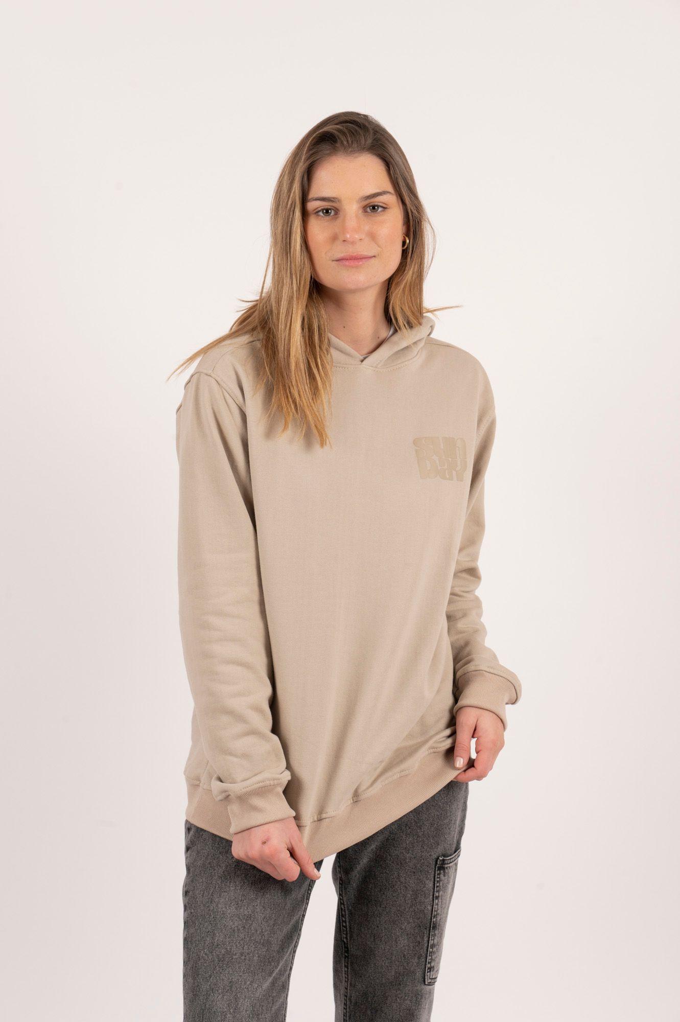 Polerón Algodón Canguro Toke Sunday Beige-0