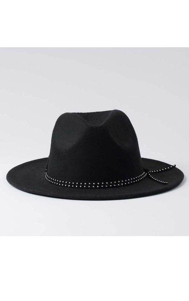 Sombrero Negro Mini Studs Humana-0