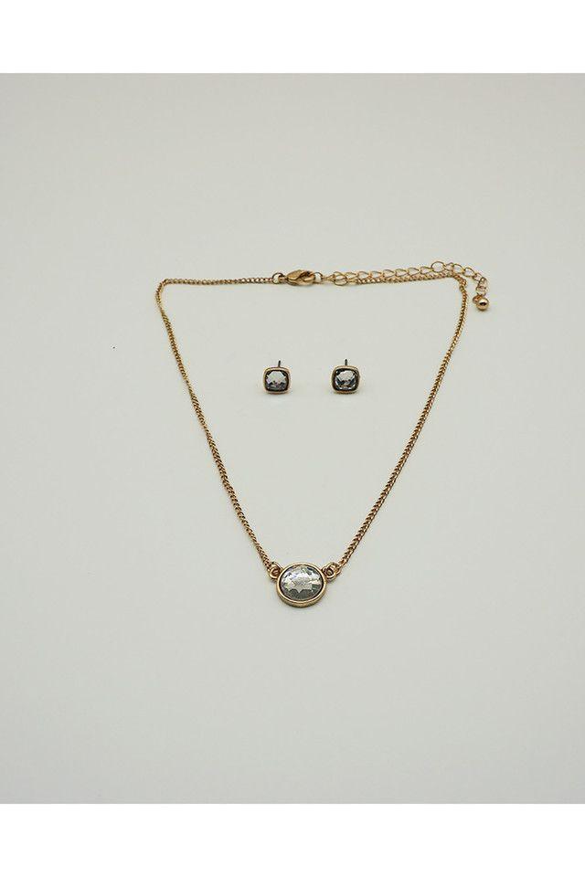 Collar Set Punto de Luz dorado I-D-0