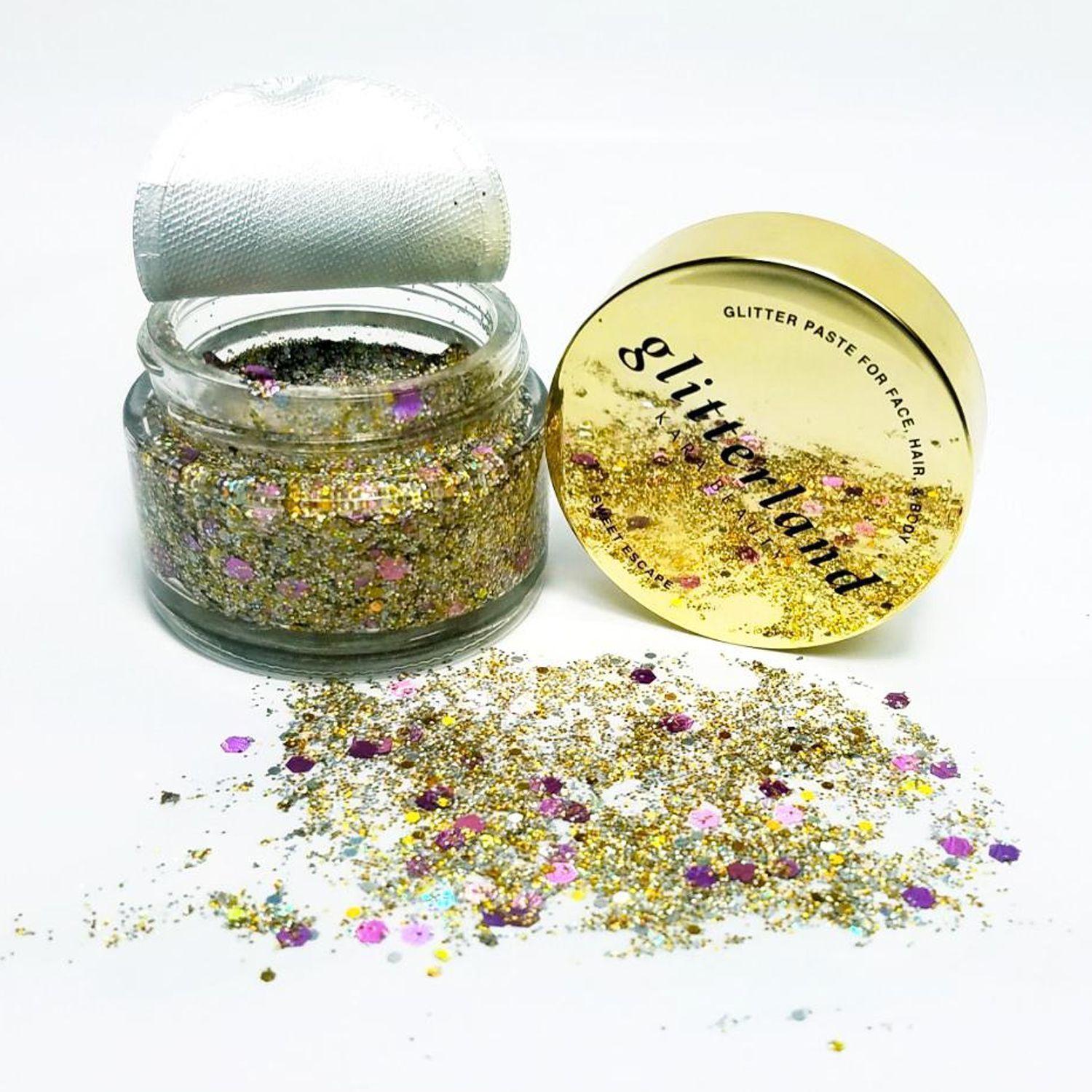 Pasta de Glitter Para Cara, Pelo y Cuerpo "Glitterland" Kara Beauty-1