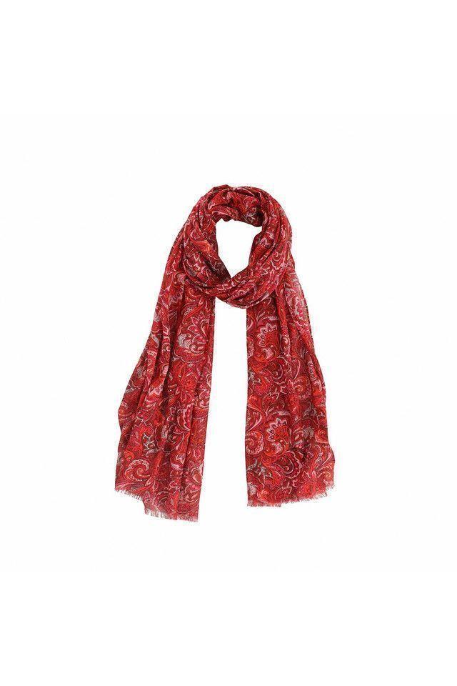 Pañuelo Estampado Rojo Folk Fire Victorian Humana-0