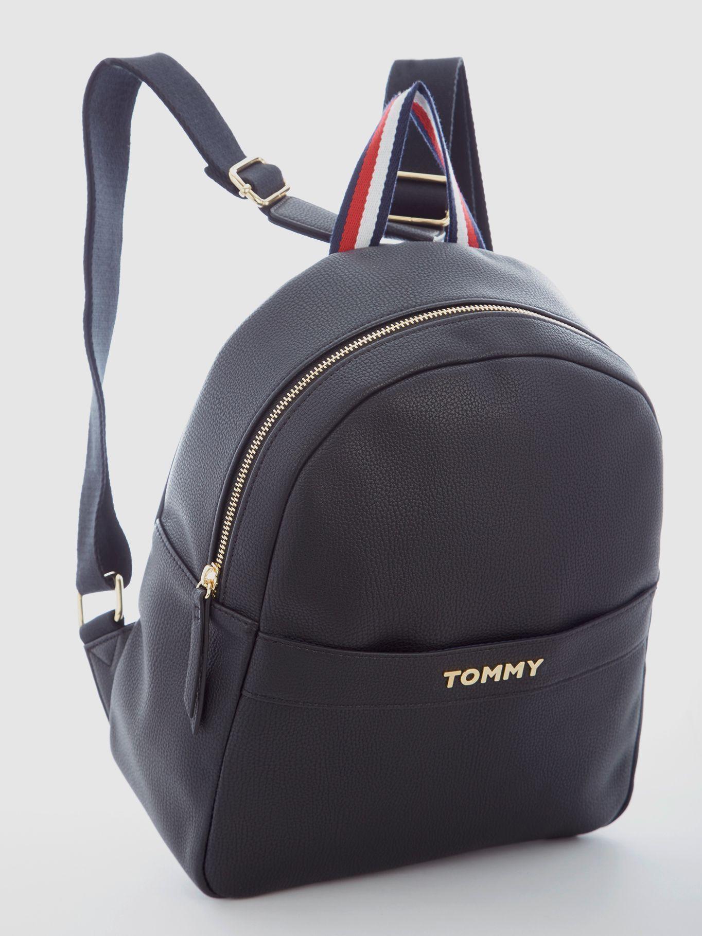Mochila Essential Solid Color Negro Tommy Hilfiger-0