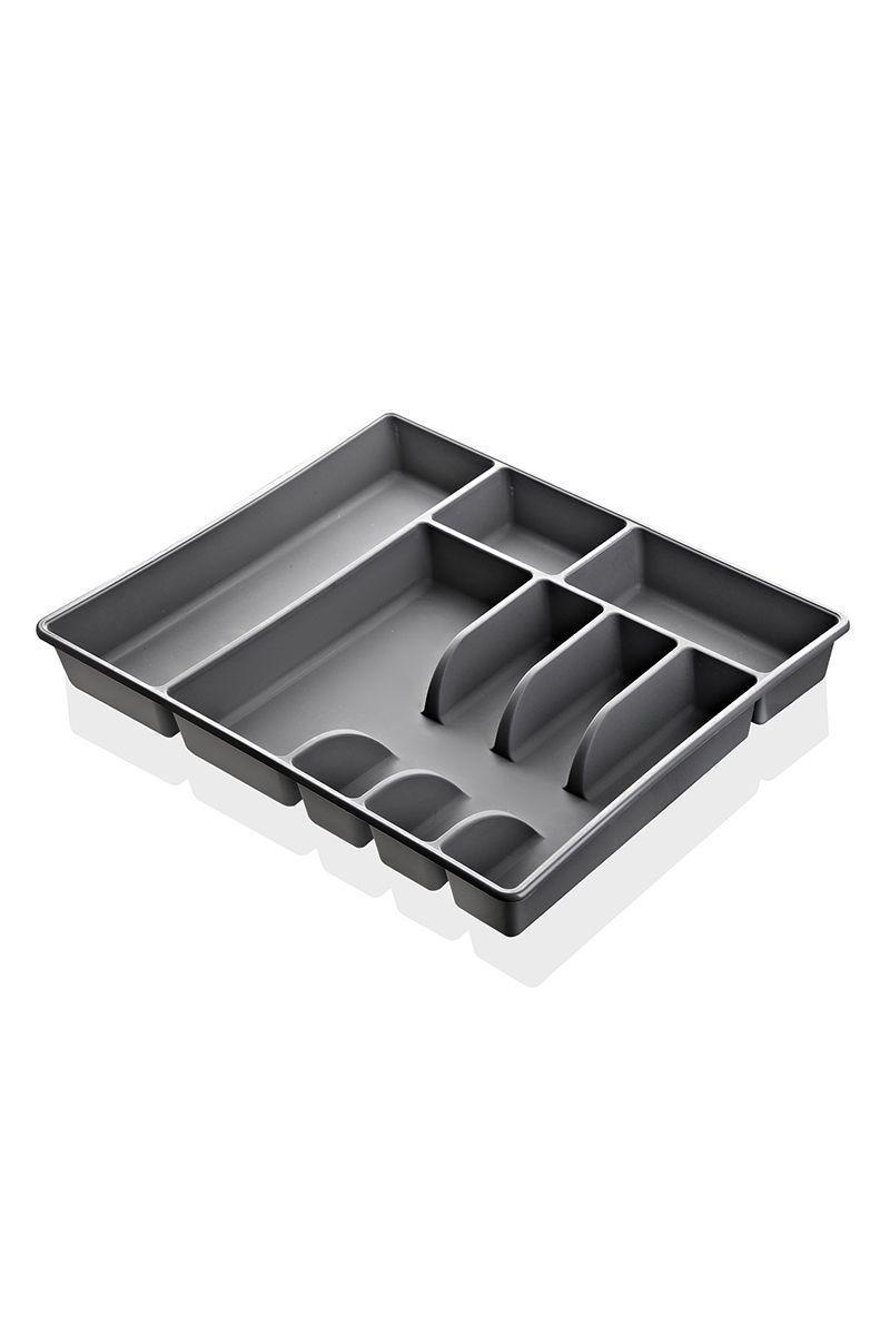 Organizador Cubiertos L Gris-0